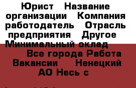 Юрист › Название организации ­ Компания-работодатель › Отрасль предприятия ­ Другое › Минимальный оклад ­ 17 000 - Все города Работа » Вакансии   . Ненецкий АО,Несь с.